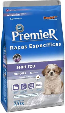 Premier - Ração Raças Específicas Shih Tzu para Cães Filhotes - 2,5kg Premier Pet Filhotes