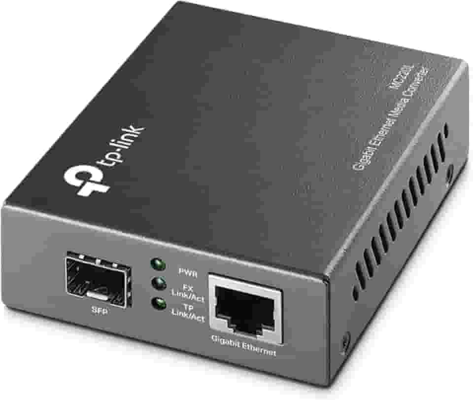 TP-Link CONVERSOR DE MÍDIA GIGABIT SFP MC220L SMB – TP-LINK, Preto