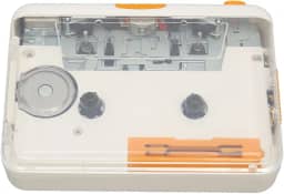 Conversor de cassete USB para MP3, leitor de áudio portátil Walkman com fita para MP3 com fone de ouvido, leitor de fita de música MP3, Plug and Play