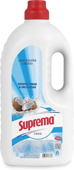 Suprema Lava Roupas Coco 3L - Nova embalagem (Pode variar)