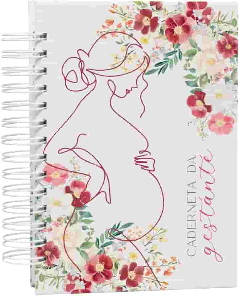 Planner da Gestante – Completo para Registro da Gravidez, Capa Dura Holográfica, 220 páginas, Papel 90g, Tam. A5 (15x21cm)