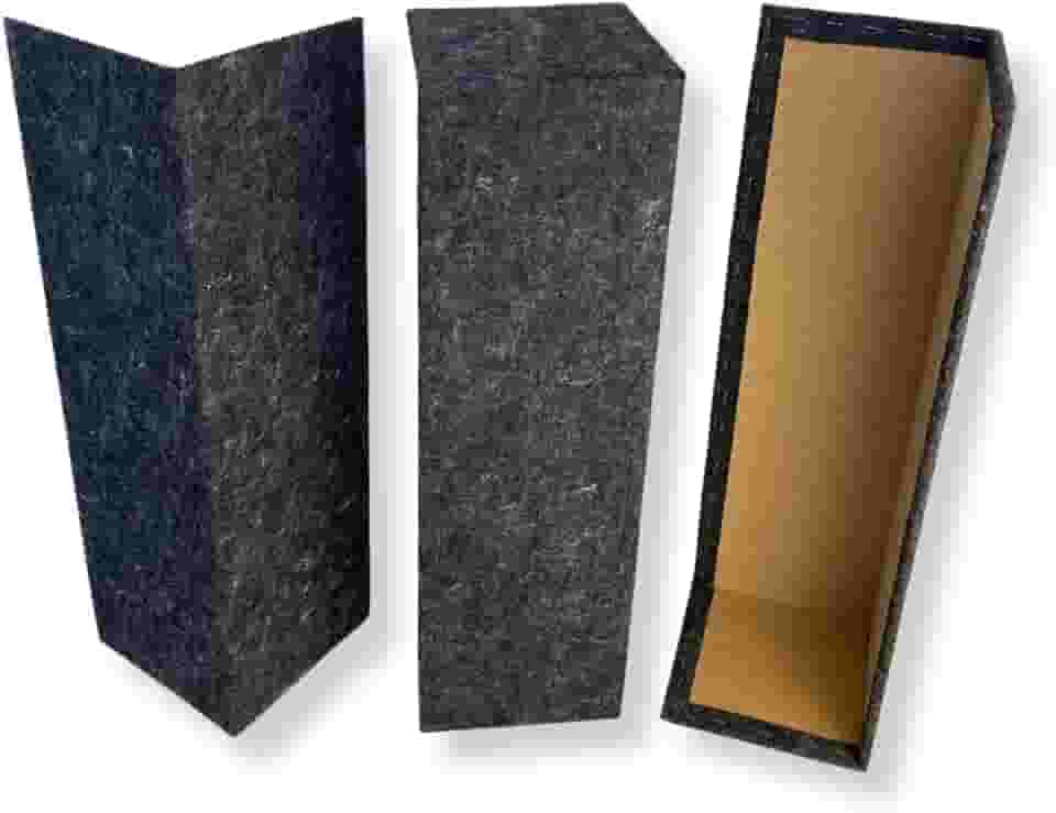 BOXFAN Kit 2 arranhadores para gatos, protetor de sofá e cama box, proteção para cantos de sofá em mdf com carpete, afiador de unhas e móvel para gatos