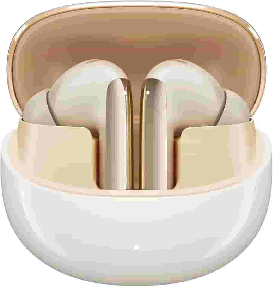 Fones de Ouvido QCY MeloBuds Pro, Fone Bluetooth com Cancelamento de Ruído Ativo, Certificação Hi-Res, 34 Horas De Reprodução, Dourado