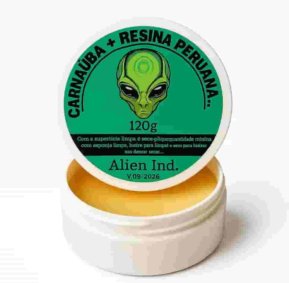 Cera Automotiva Carnaúba + Resina Peruana 120g | Brilho Espelhado, Remove Pequenos Riscos, Proteção e Revitalização da Pintura e Queimados