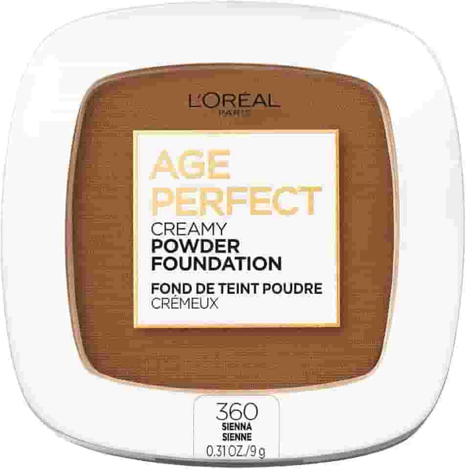 L'Oreal Paris Base Em Pó Cremoso Age Perfect Compacto, 0,31 Onça 360 Siena