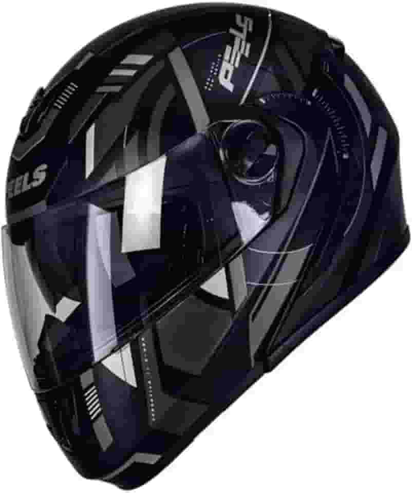 Capacete Articulável Moto Peels U-RB2 Dynamic Preto Fosco com Grafite 58