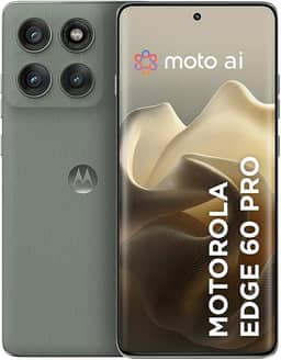 Smartphone Motorola Edge 60 PRO 5G - 512GB 24GB (12GB RAM+12GB Ram Boost) Tela Quad-Curve moto AI 50MP Sony Camera ultrarresistencia militar IP68 + IP69 - Cinza