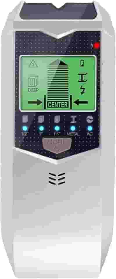 Stud Finder Sensor 5 em 1 operado por bateria SH402 detector de scanner de parede, detector eletrônico portátil com tela LED