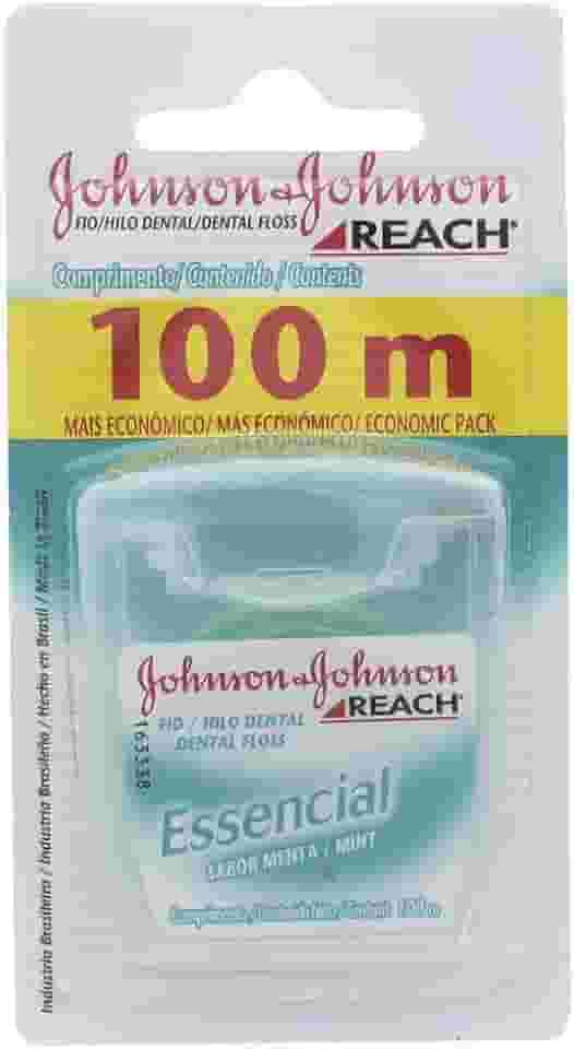 Johnson's Reach Fio Dental Essencial Menta, 100m