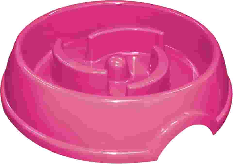 Furacão Pet Comedouro Plástico Coma Melhor Slim Rosa