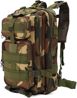 Mochila Tatica Militar Camping Trilhas Acampamento Resistente 30L Assalt (Camuflada Militar)