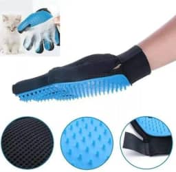 Luva Escova Nano Magnética Tira Pelos Dos Pets Cães E Gatos - Cores sortidas