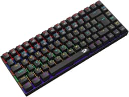 Teclado Mecânico Gamer Redragon Phantom Iluminação Rainbow Preto 75% Switch Brown K629-KB (PT-BROWN)