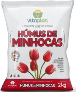 Fertilizante Adubo Organico Humus De Minhoca 2kg Vermicomposto Para Todas as Plantas