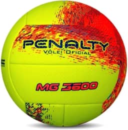 Bola De Vôlei Penalty Mg 3600 Xxi Amarelo/laranja/azul 5213212850-u