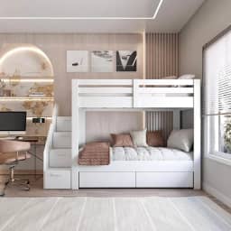 Beliche Juvenil 2 Gavetas Star Plus Casatema Branco