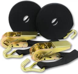 Kit 4x Cinta Catraca 800kg 4,6 Metros Amarração de Carga em Caminhão Carreta Camionete Moto com Gancho J em Aço Bicromatizado - Vale Cintas (4)