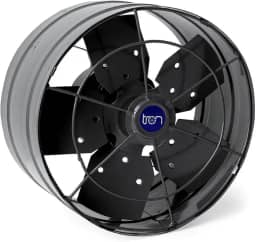 Ventilador/Exaustor Axial Industrial para Churrasqueira Grafite 250mm Bivolt