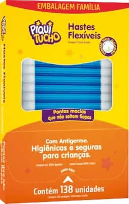 HASTES FLEXIVEIS PIQUITUCHO CARTUCHO 138 UNIDADES CX24