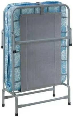 Cama Dobrável Solteiro Camping Acampamento Com Colchão