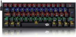 Teclado Mecanico Gamer Fizz Rainbow Preto Switch Marrom