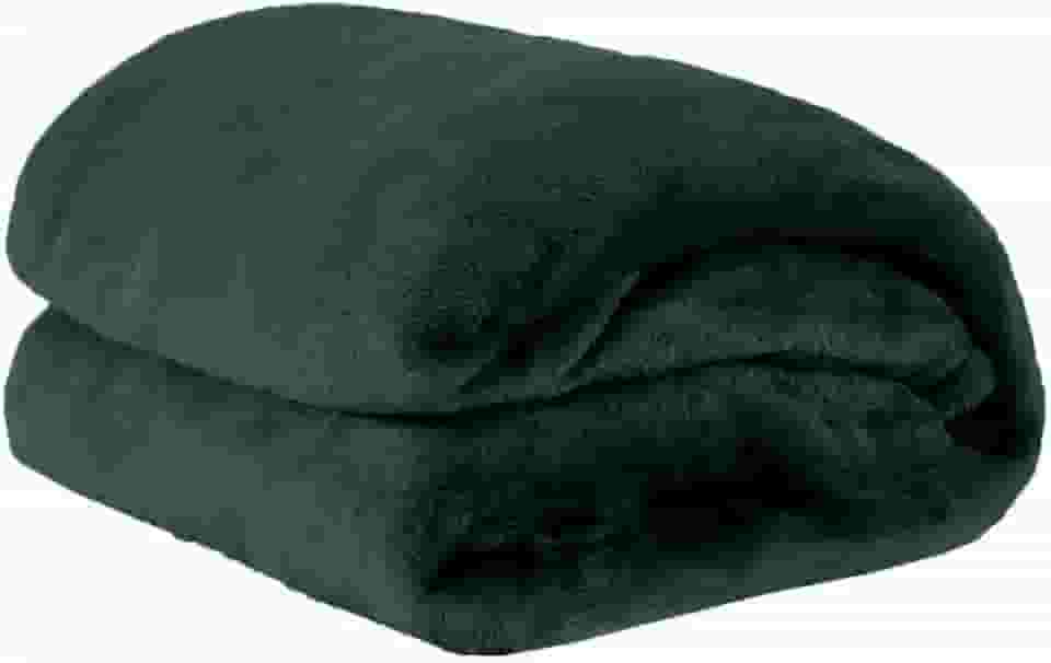 Cobertor Casal Manta Microfibra Fleece 01 Peça Verde