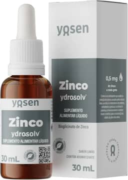 Suplemento Líquido de Zinco Bisglicinato Ydrosolv® 30ml Yosen