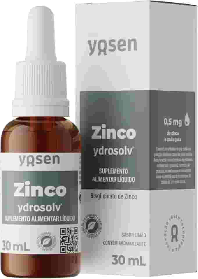 Suplemento Líquido de Zinco Bisglicinato Ydrosolv® 30ml Yosen