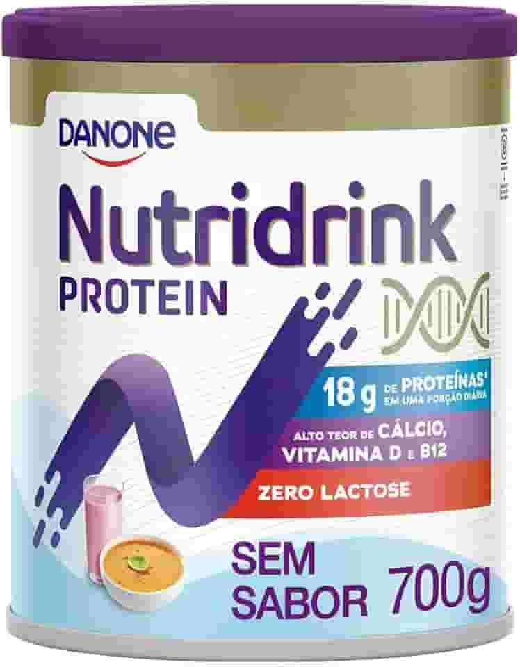 Nutridrink Protein, Danone Nutricia, Suplemento Alimentar Proteico em Pó sem Sabor, 700g