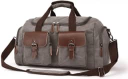 Mala De Viagem De Bordo Masculina Ideal Para Cabine Leve Resistente Prática Para Executivos Compacta E Moderna - ZAFIN (Cinza)