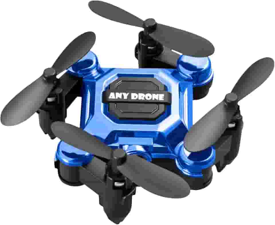 Drone Blue Plus Câmera 4K 2.4G Wifi Fpv Drone para iniciantes Drone flip para crianças com decolagem e pouso Altitude Hold App con
