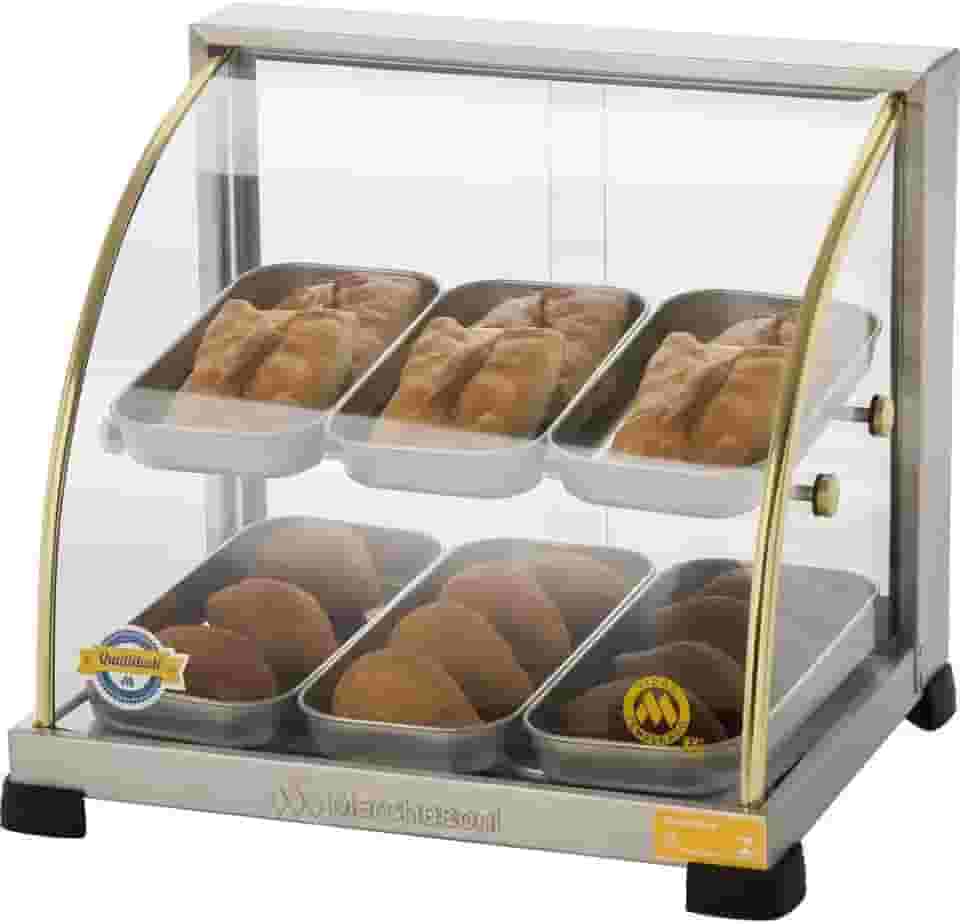 Estufa Curva Dupla 6 Bandejas Marchesoni Ouro Inox, 127V