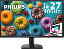 PHILIPS 27E2N1100 Novo monitor IPS Full HD (1920 x 1080) 100Hz, VESA, HDMI x1, porta VGA x1, cuidados com os olhos, garantia de substituição antecipada de 4 anos