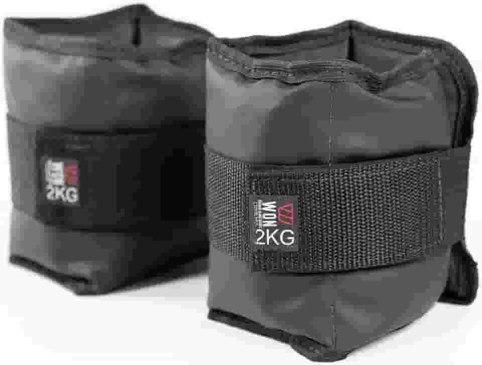 Par Caneleira de Peso 2 Kg Tornozeleira de Peso, Glúteos, Treino em Casa, Treino para Pernas, Academia, Fitness, CrossFit, Musculação, Funcional