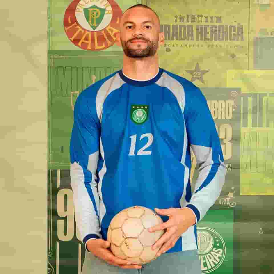 Camiseta Palmeiras Marcos Retrô 1999, Manga Longa, Masculino