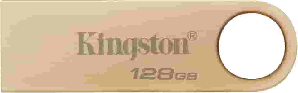 Kingston DataTraveler SE9 Geração 3-128 GB - Leitura de 220 MB/s - Metal - USB 3.2 Geração 1 - Ouro