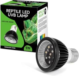 Lâmpada Uvb Para Répteis, Lâmpada Uvb 5W 5.0 Uvb Led, Lâmpada Para Répteis, Fornece Exposição Uvb Suficiente Para Especiarias Tropicais - Não Lâmpada De Calor