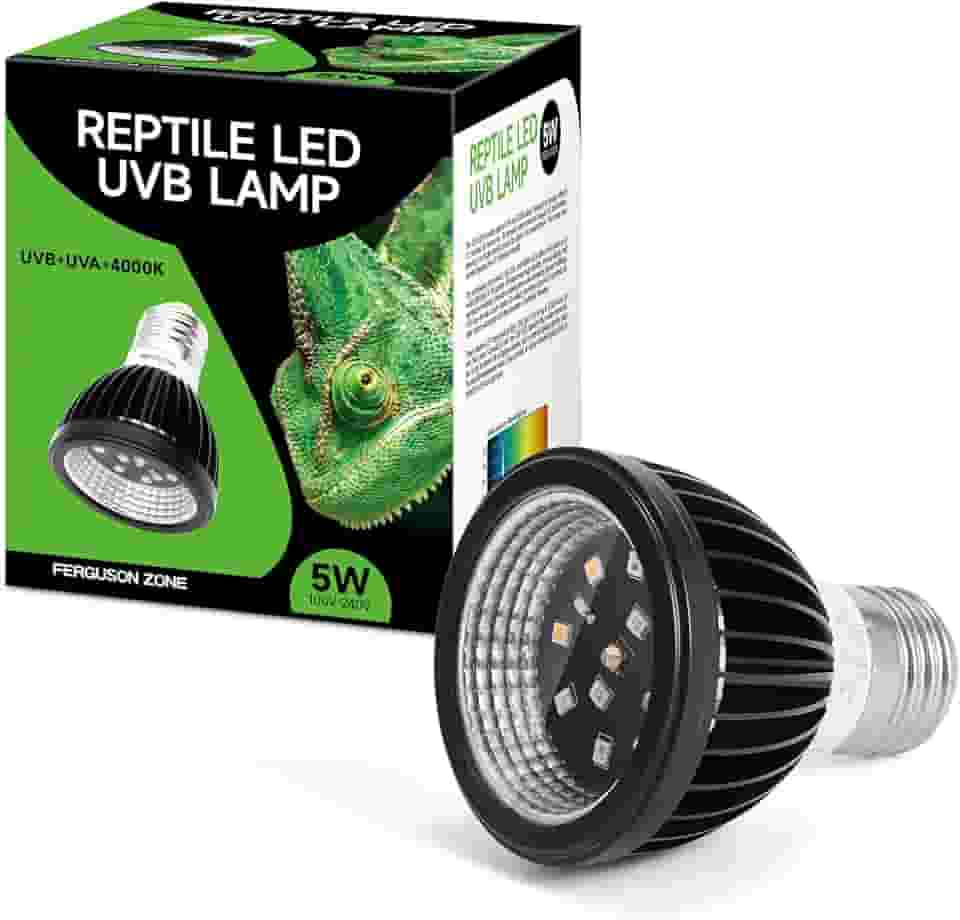 Lâmpada Uvb Para Répteis, Lâmpada Uvb 5W 5.0 Uvb Led, Lâmpada Para Répteis, Fornece Exposição Uvb Suficiente Para Especiarias Tropicais - Não Lâmpada De Calor