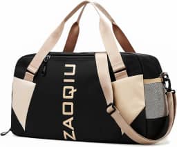 Bolsa Mala De Mão 10kg Viagem Academia Bordo Grande Avião Alça ajustável Área Seca Área Molhada Compartimento Tênis