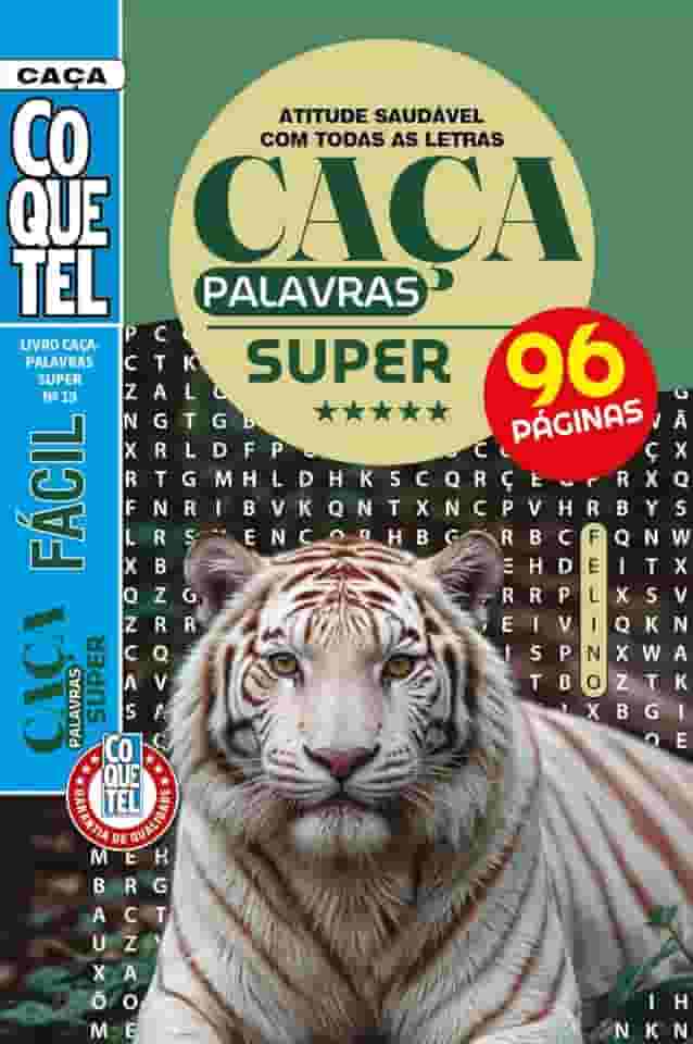 Livro Coquetel Caça-Palavras Super 19: Atitude saudável com todas as letras