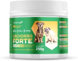 Suplemento Cachorro Forte Vovô e Vovó 250g | Fortalece Ossos, Articulações e Imunidade Canina | Reduz Queda de Pelos, Melhora Digestão e Aumenta a Energia | Desenvolvidos por Veterinários | VeterinUp