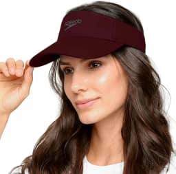 Viseira Feminina Sport Regulável, Ameixa, Único