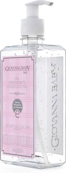 Gel Higienizante 70% Classic 500Ml, GIOVANNA BABY, Rosa