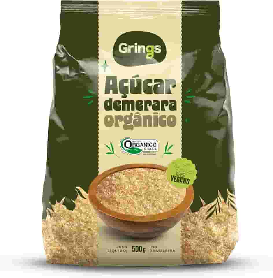Grings Açúcar Demerara Dourado Orgânico 500G