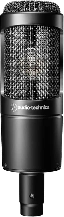 audio technica, Microfone condensador cardióide - AT2035, preto