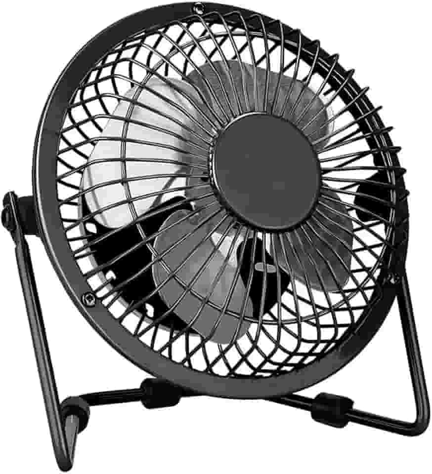 ALFACELL Ventilador de Mesa Mine 4 com suporte de ferro USB