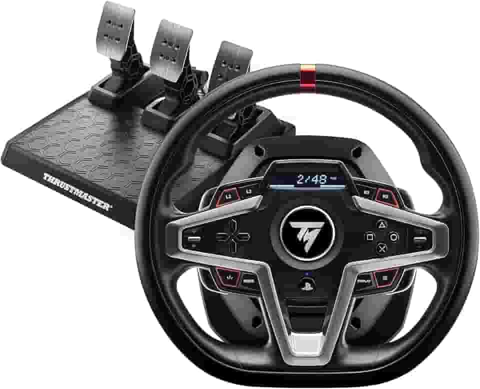 Volante Thrustmaster T248 3,1Nm Force feedback • RaceDash • Pedais T3PM LTE H.E.A.R.T – PS5/PS4/PC