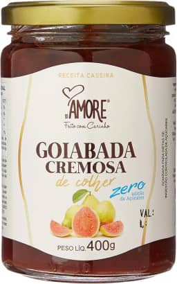 Goiabada cremosa zero adição de açúcares de colher - RB Amore - 400g