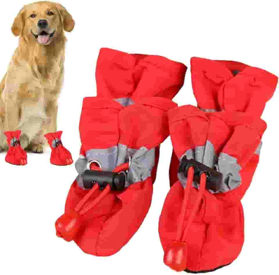cachorro, botas chuva cachorro cachorro | Botas e protetores patas para cães, protetores patas para cães à prova d'á com cordão ajustável, sapatos para
