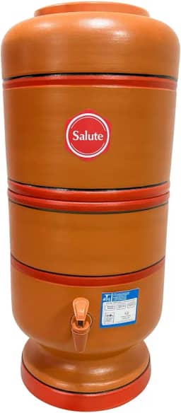 Filtro de Barro Tradicional, 20 Litros com 3 Velas Tripla Ação + 3 Boias